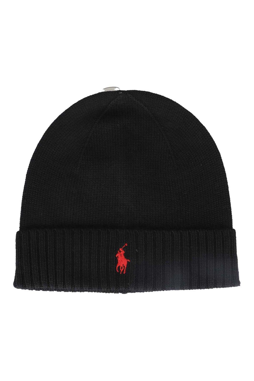 Pony Embroidered Knit Beanie