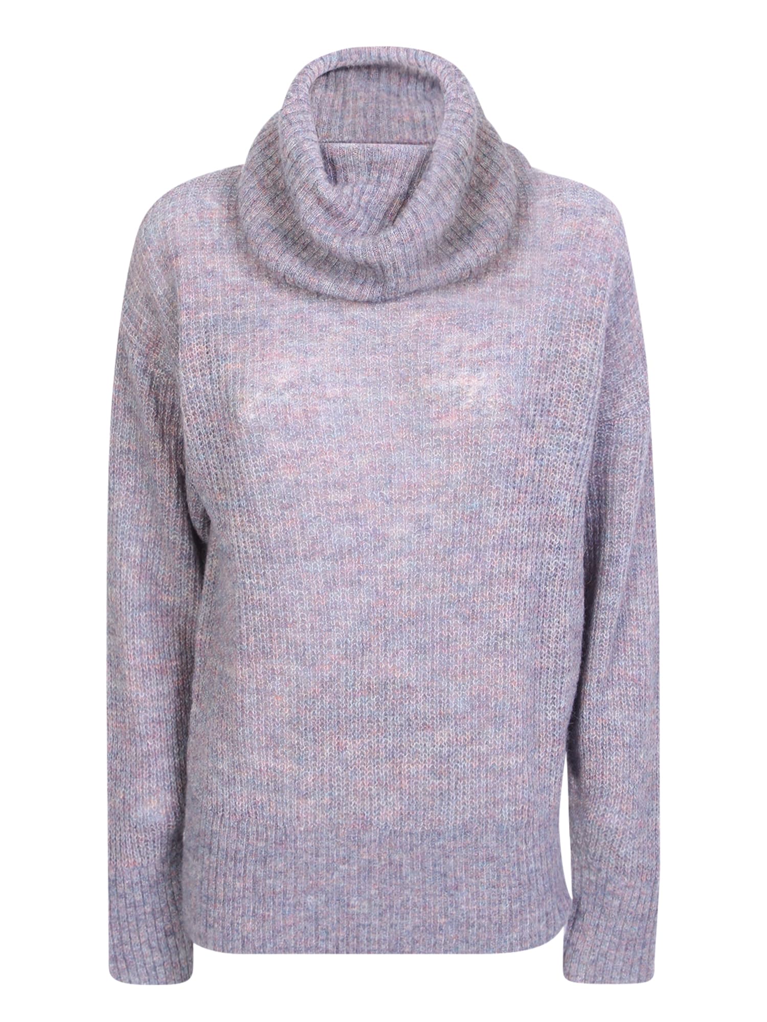 High Neck Pullover Lilac