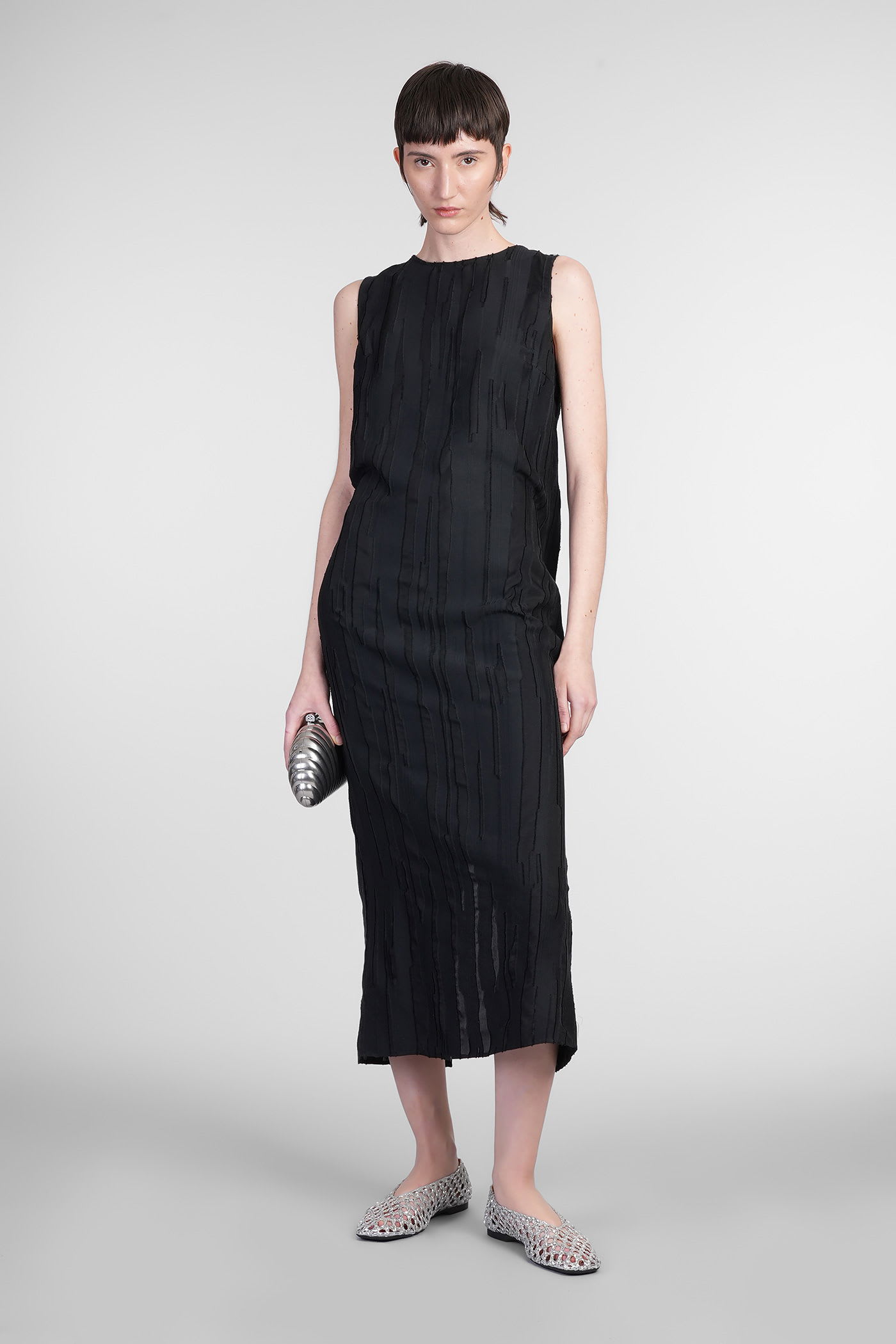 Loulou Studio Minga In Black Silk In Black