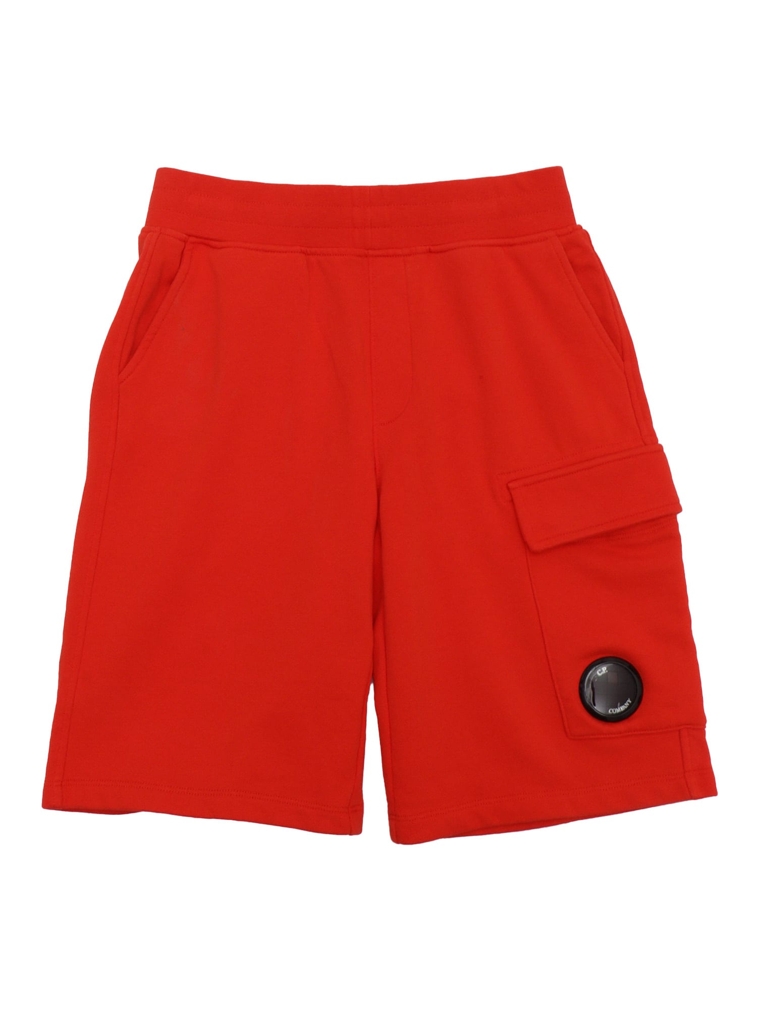 C.p. Company Undersixteen Shorts In Red