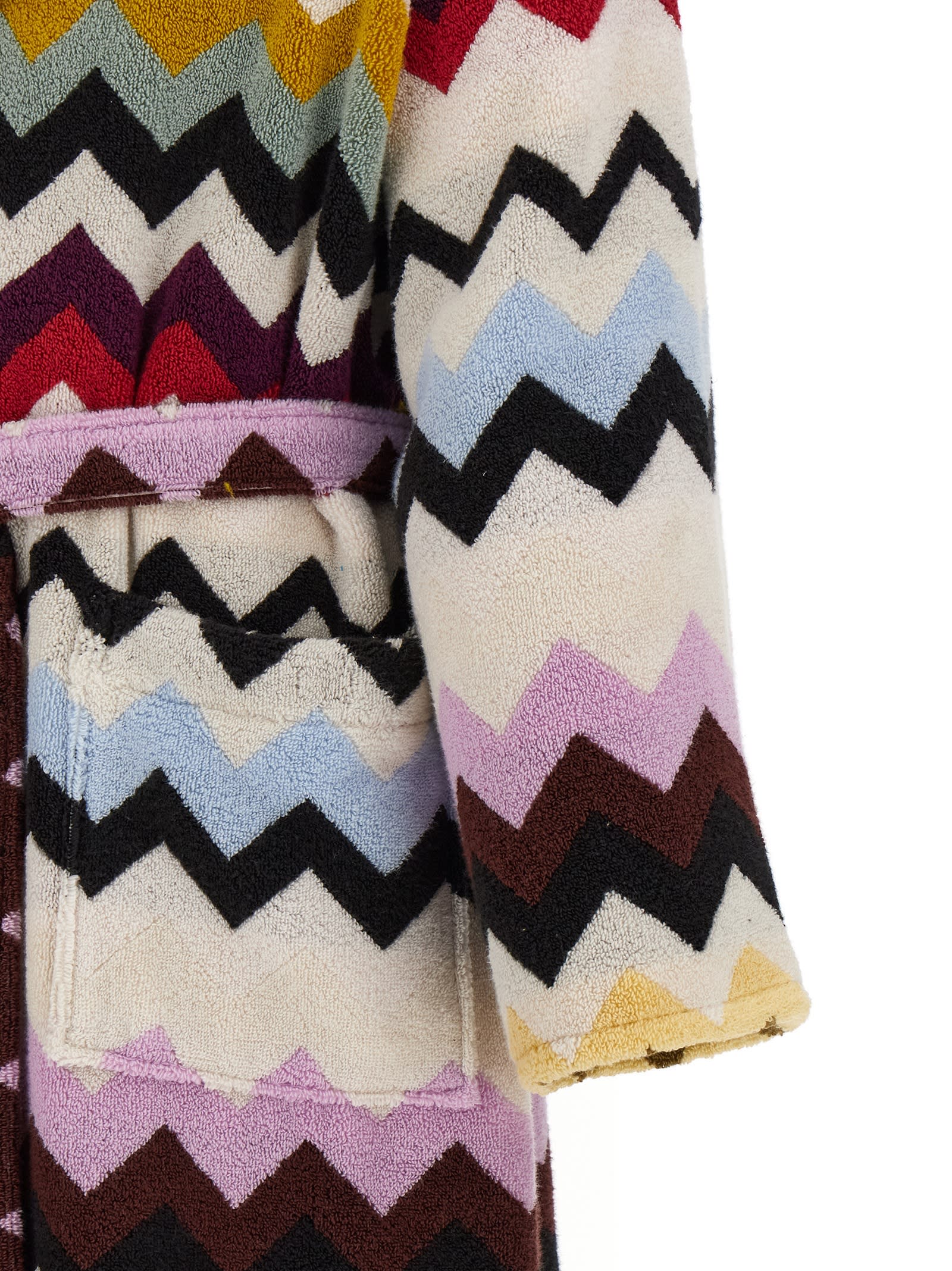 Missoni Murrina Hooded Bathrobe In Multi