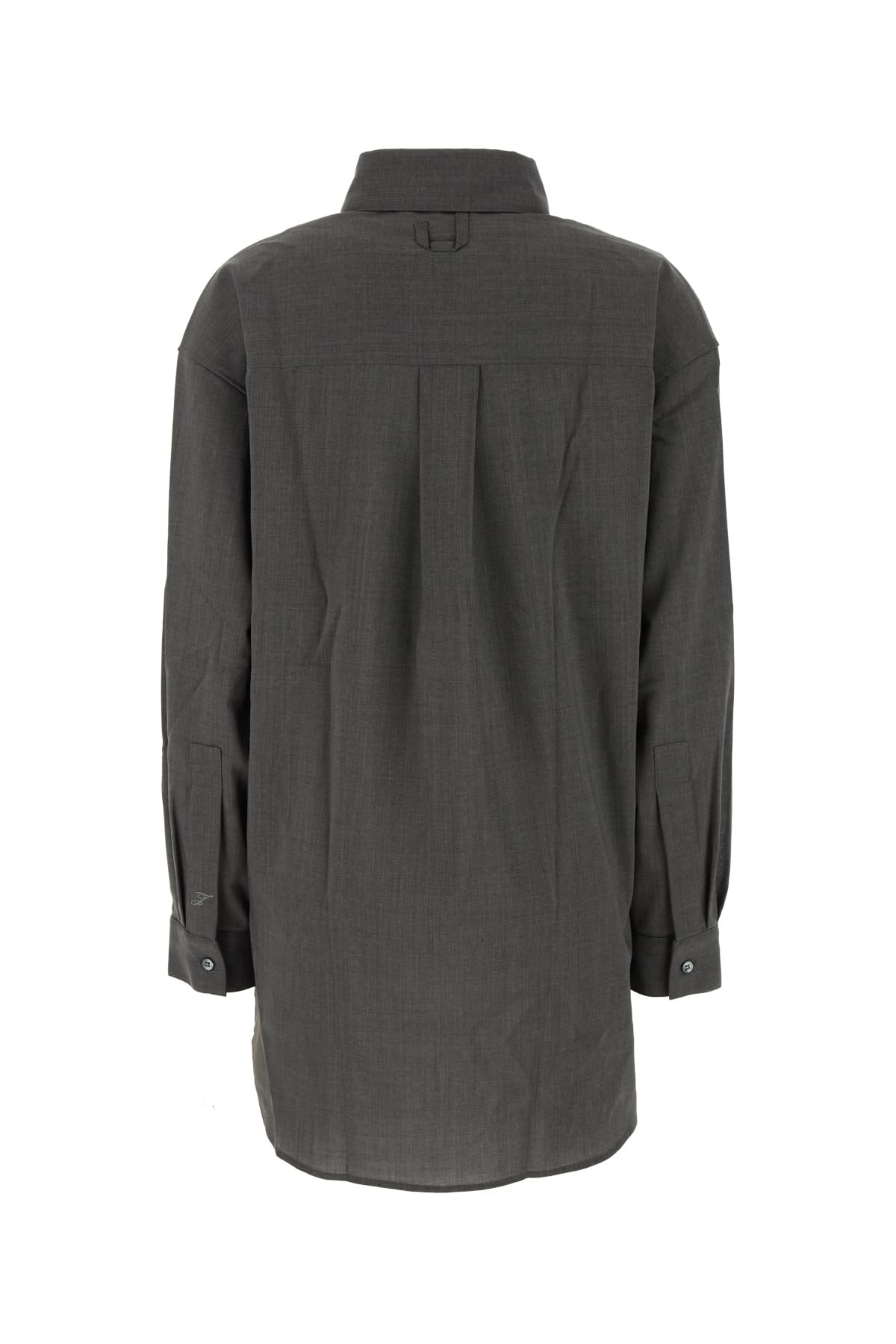 Jacquemus Grey Classic Shirt In Black