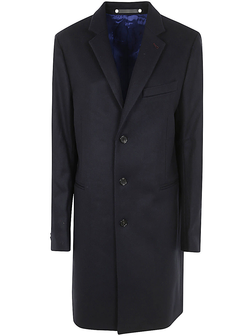 Shop Ps By Paul Smith Mens Coat In Dark Navy