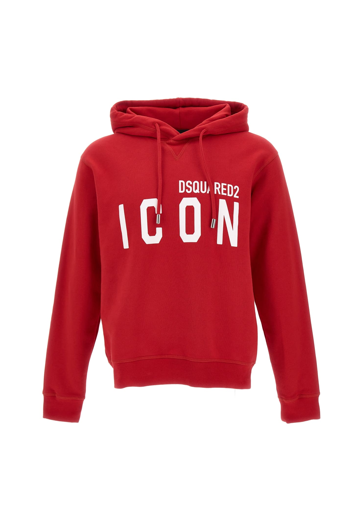 Dsquared2 Cotton Sweatshirt In Red