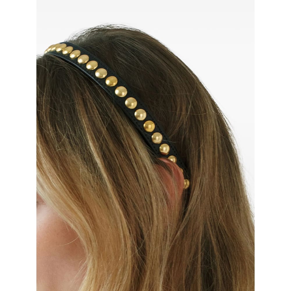 Jennifer Behr Parker Studded Headband In Brown