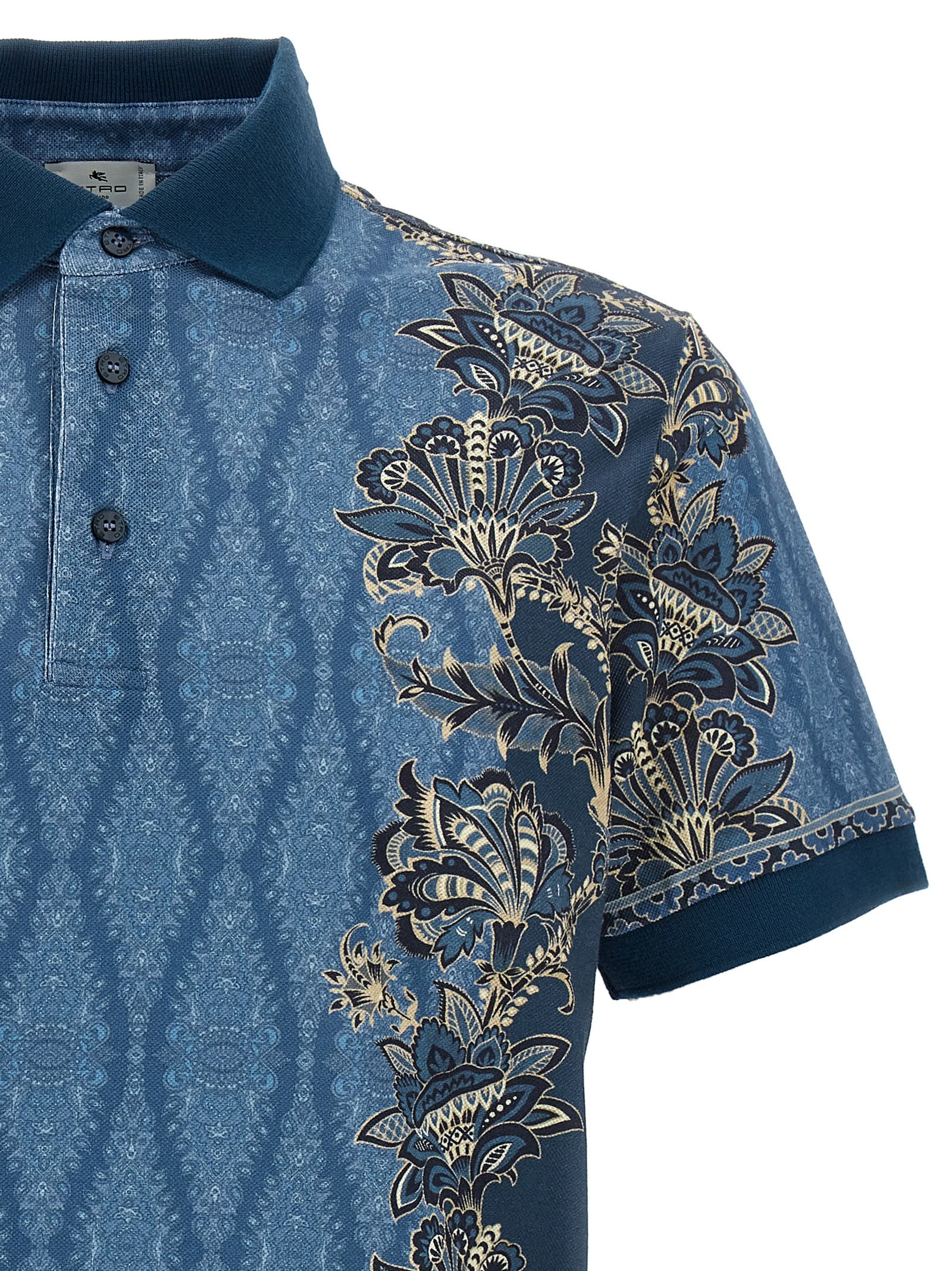 ETRO FLORAL POLO SHIRT