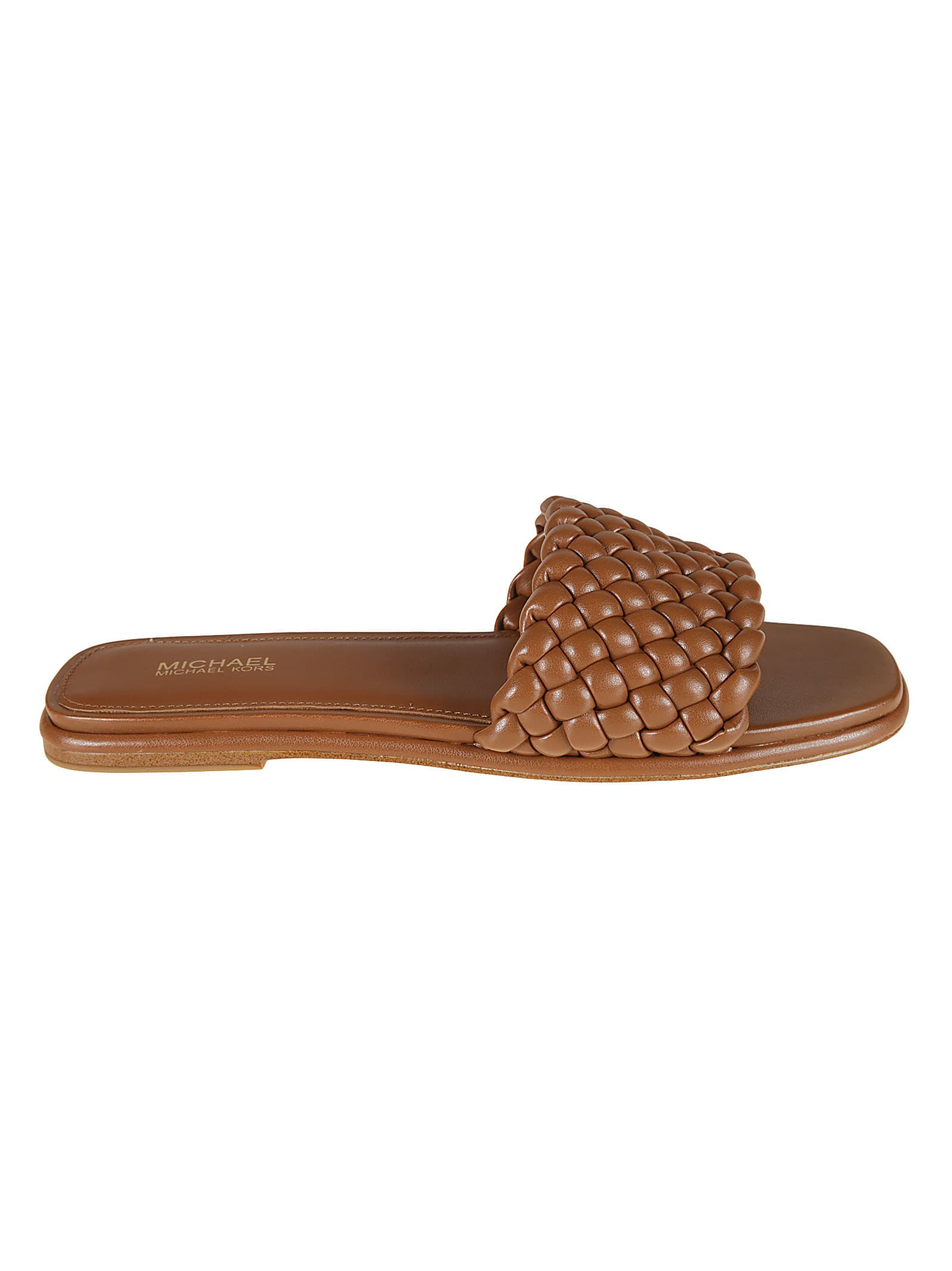 Buy Michael Kors Amelia Flat Sandals online, shop Michael Kors shoes with free shipping