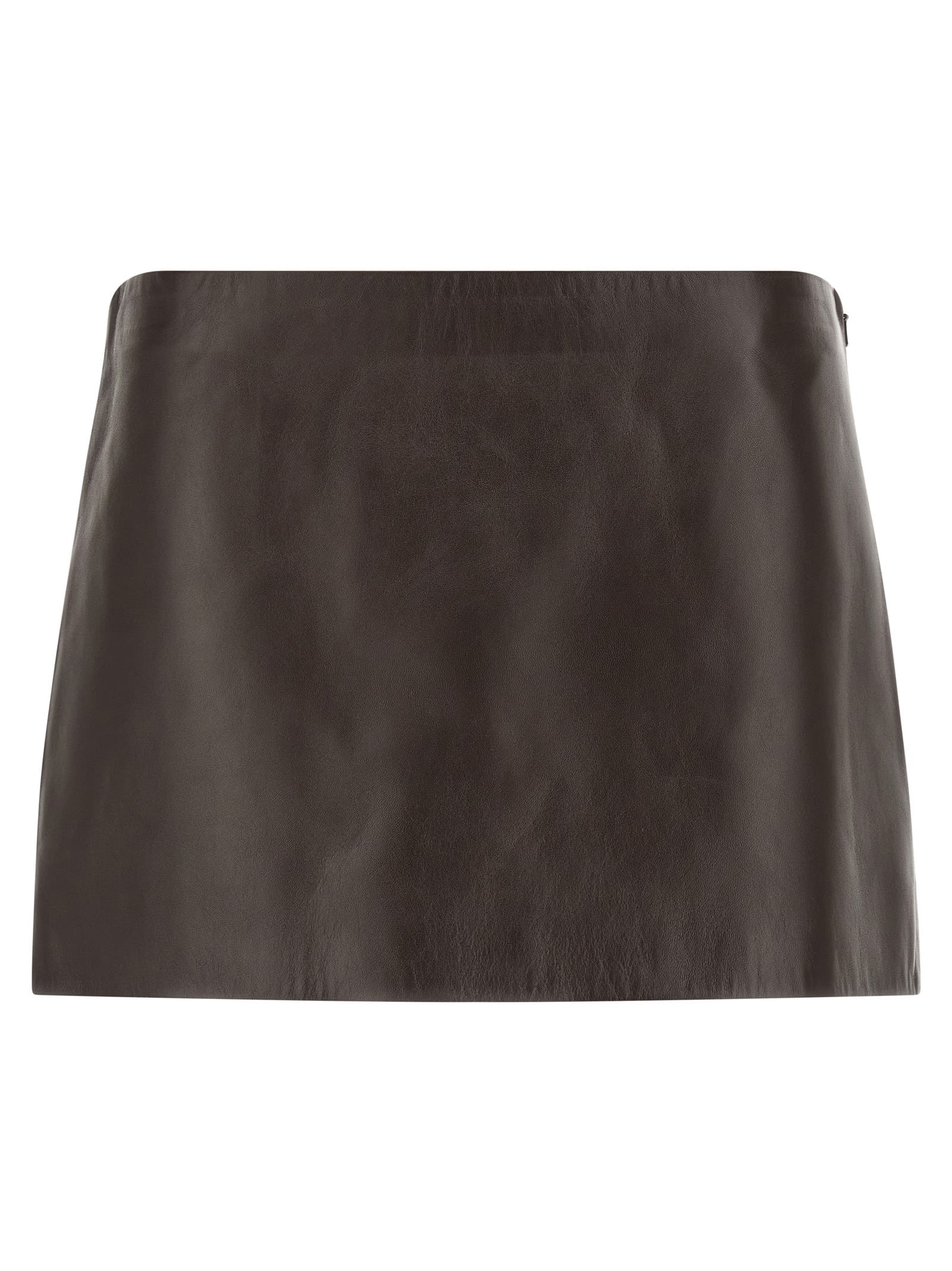 Khaite Jett Skirt In Brown