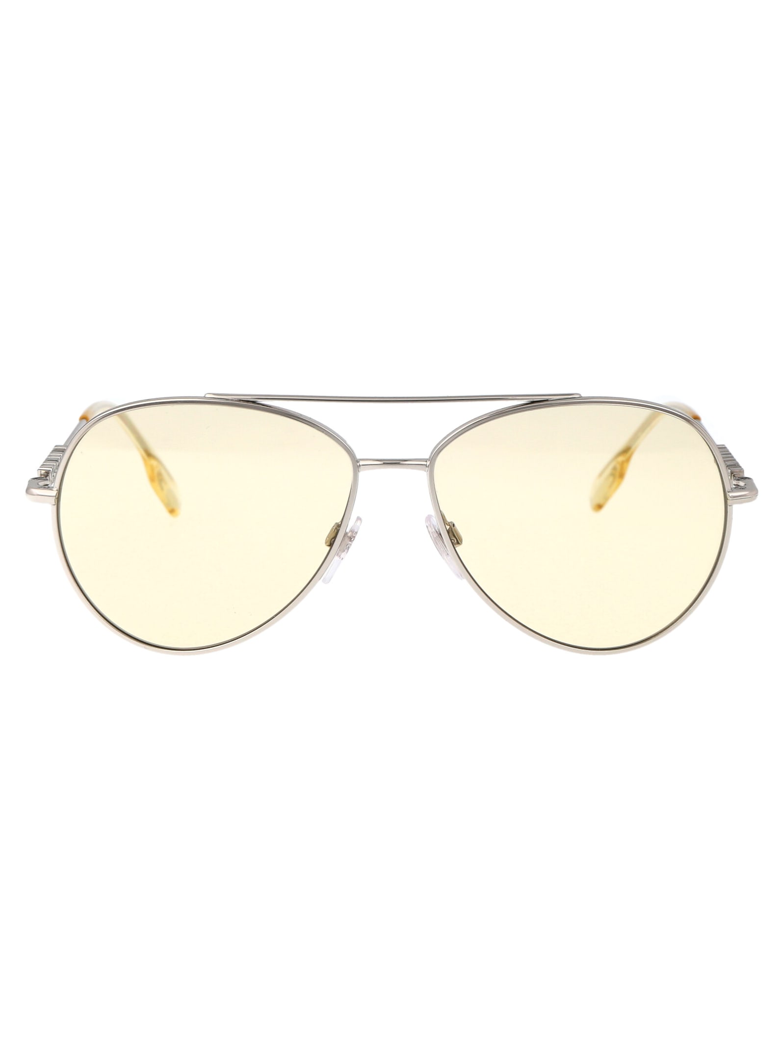 Shop Burberry Eyewear 0be3147 Sunglasses In 1005m4 Silver