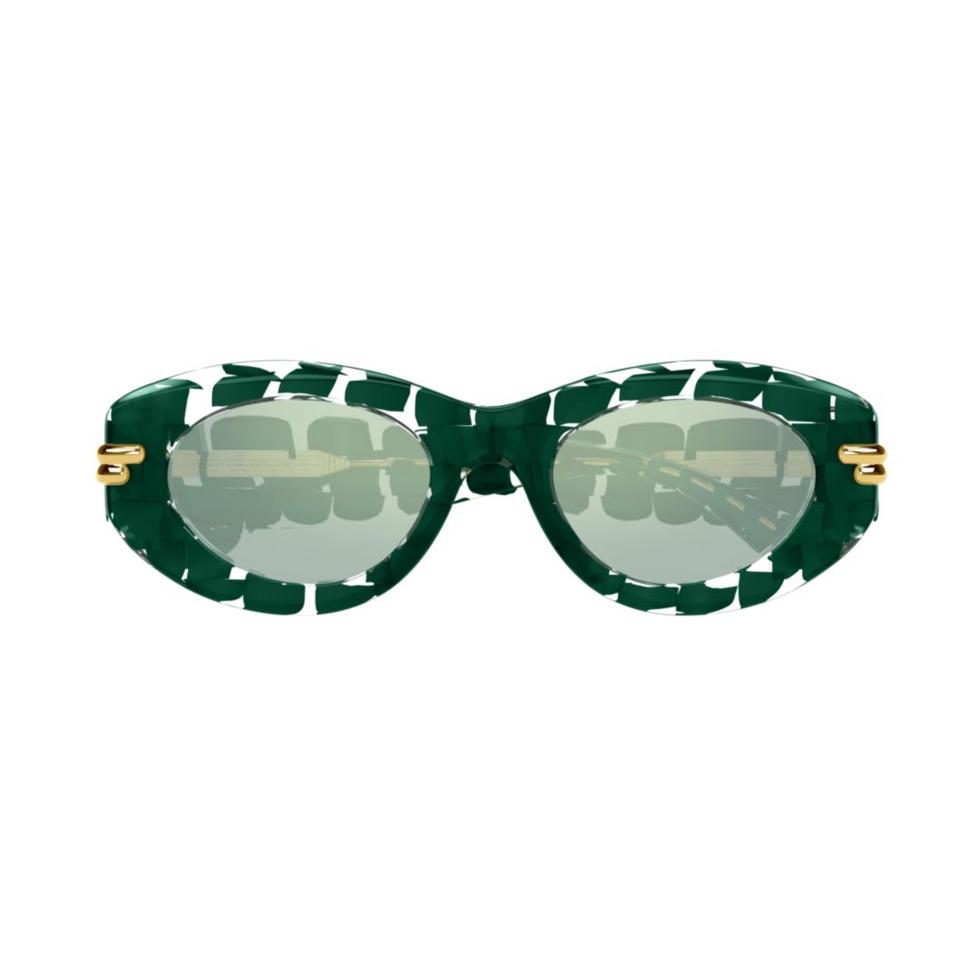 Bottega Veneta Bv1322s003-green-green-green In Black
