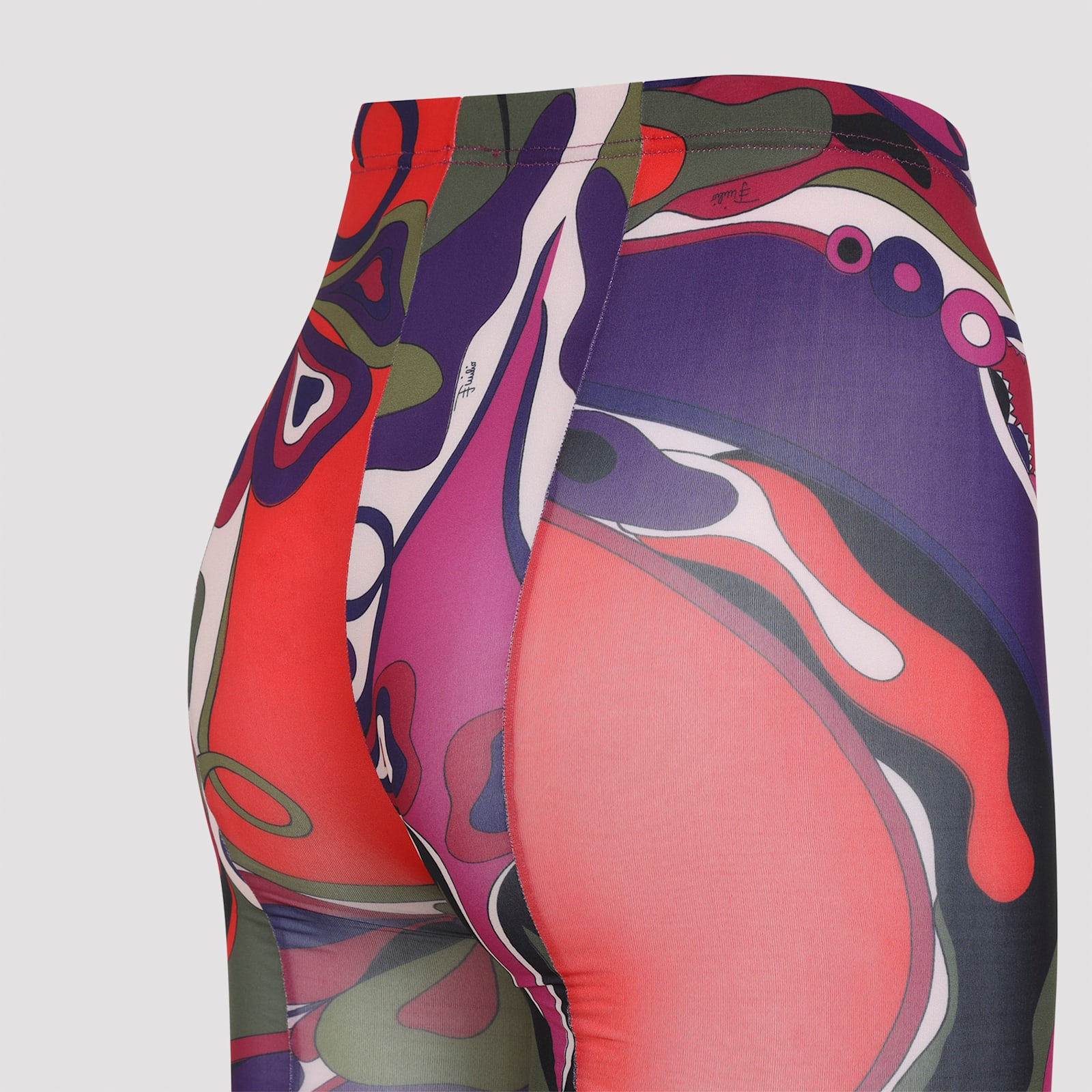 Pucci Patterned Casual Pants In Multi