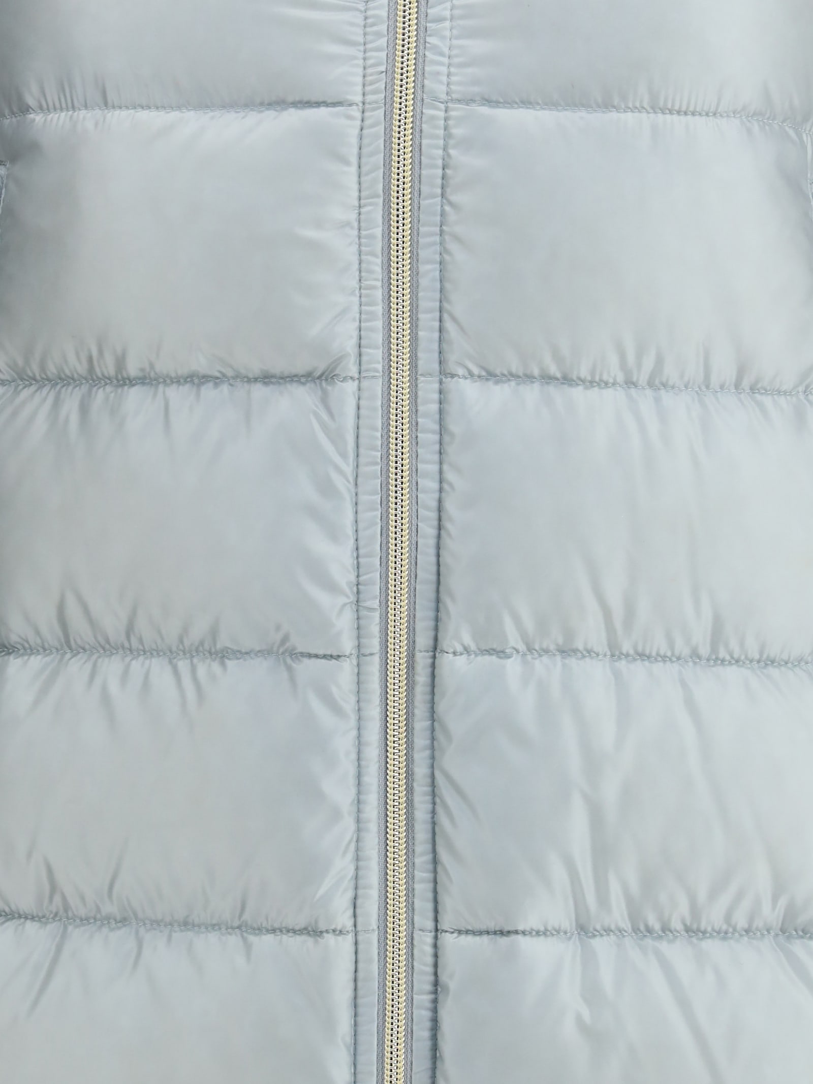Herno Midi Down Jacket In Gray
