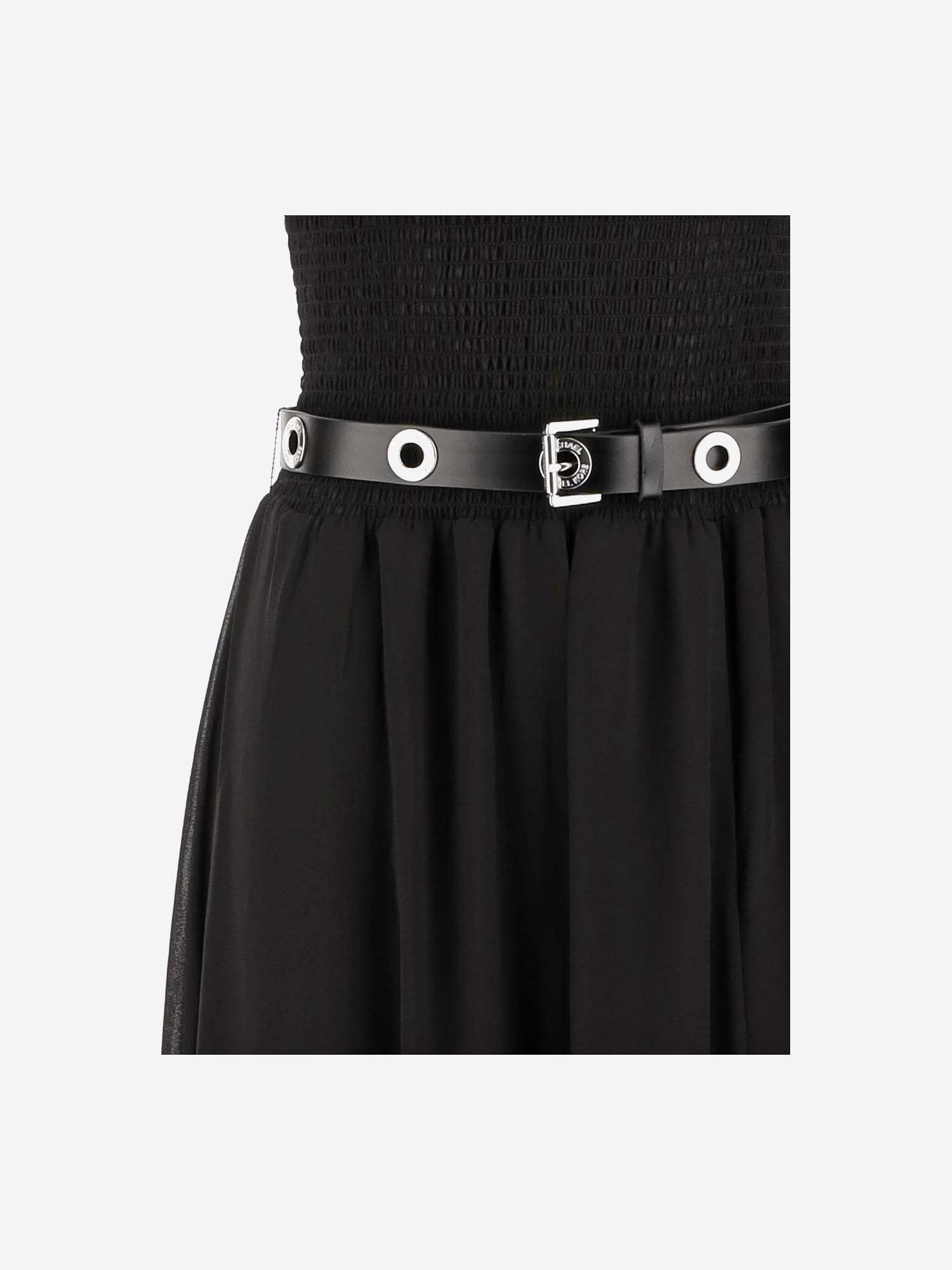 Shop Michael Michael Kors Georgette Dress In Black