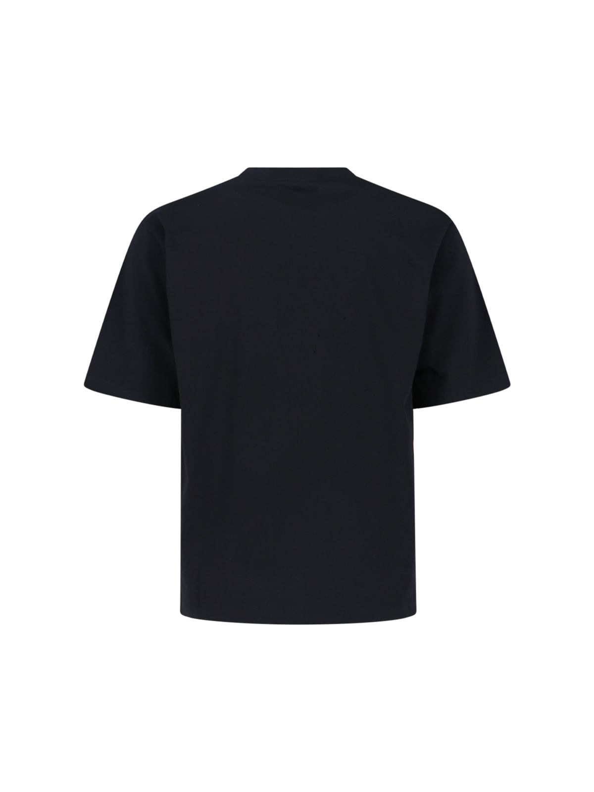 Dsquared2 Graphic Print Crew Neck Short Sleeve Top In Black