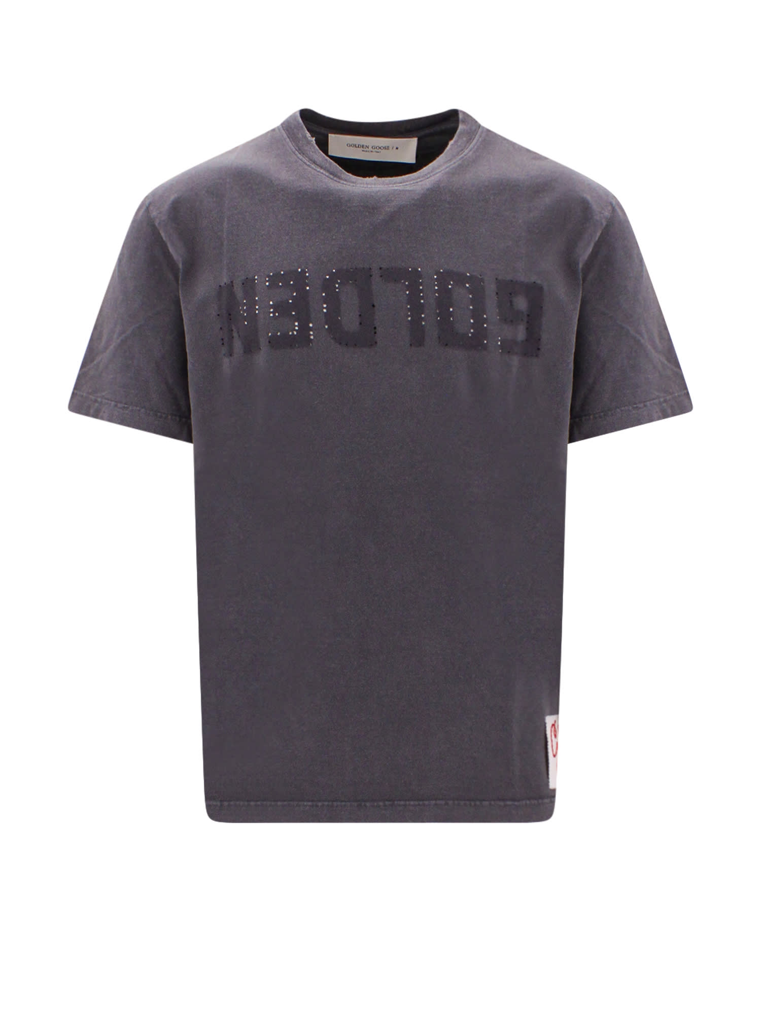 Shop Golden Goose T-shirt In Anthracite