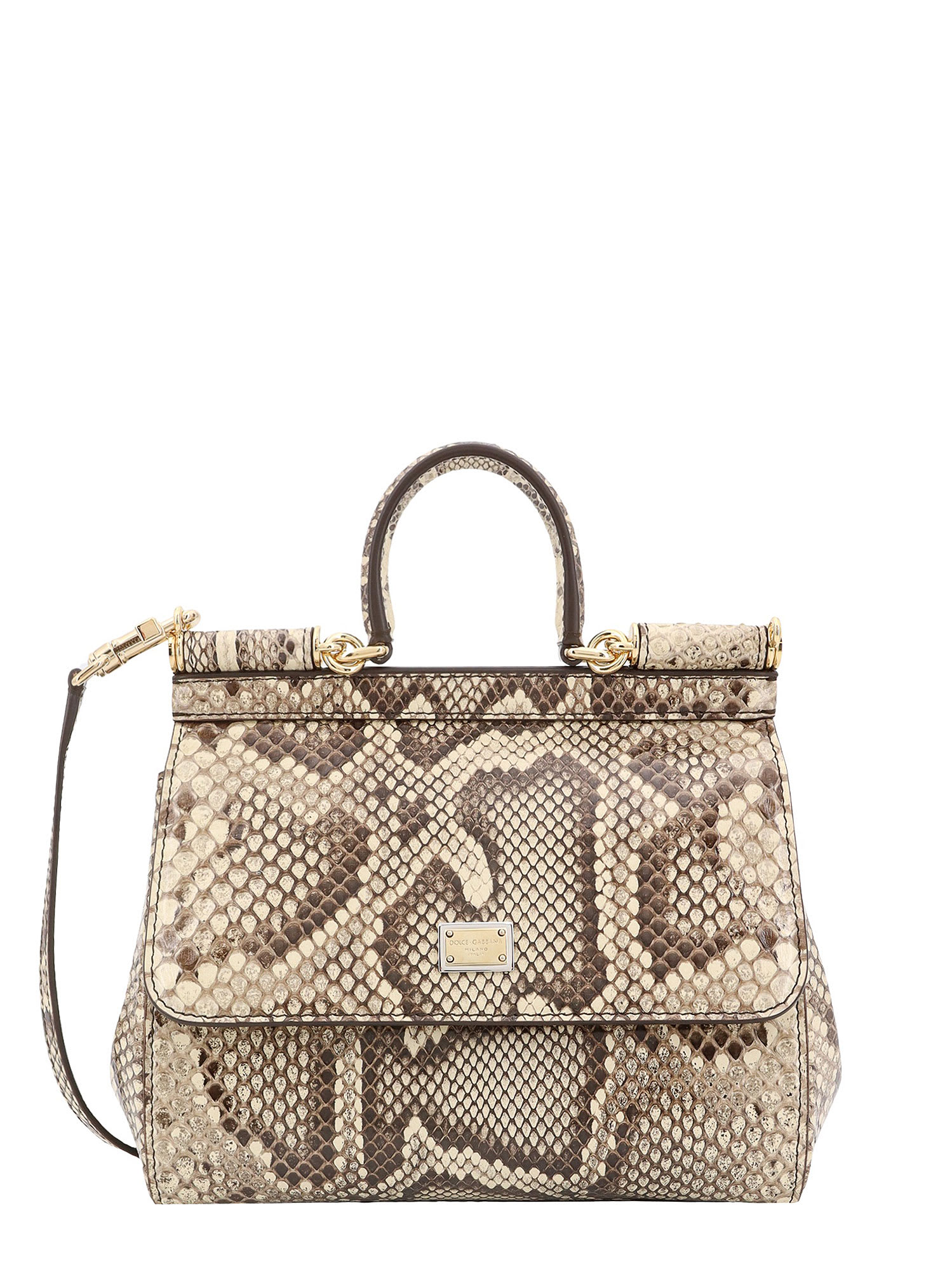 Dolce & Gabbana Sicily Handbag In Brown