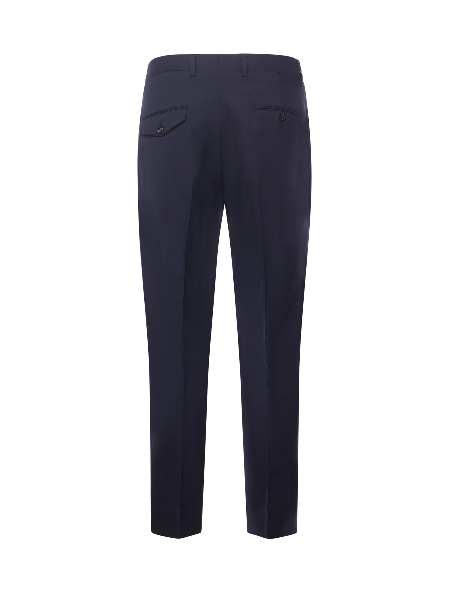 Be Able Edoardo Wool Blend Trousers In Blue