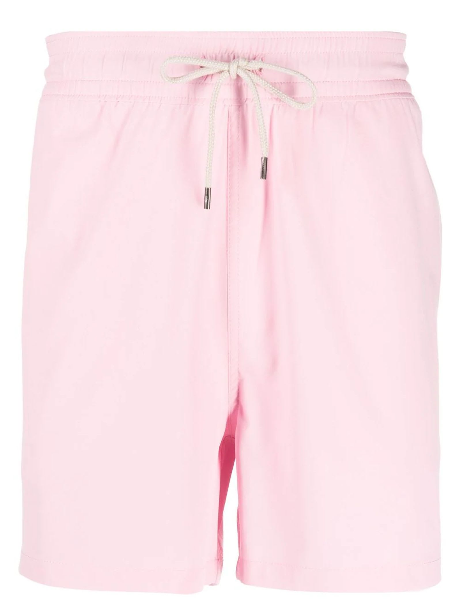 Shop Polo Ralph Lauren Light Pink Swim Shorts