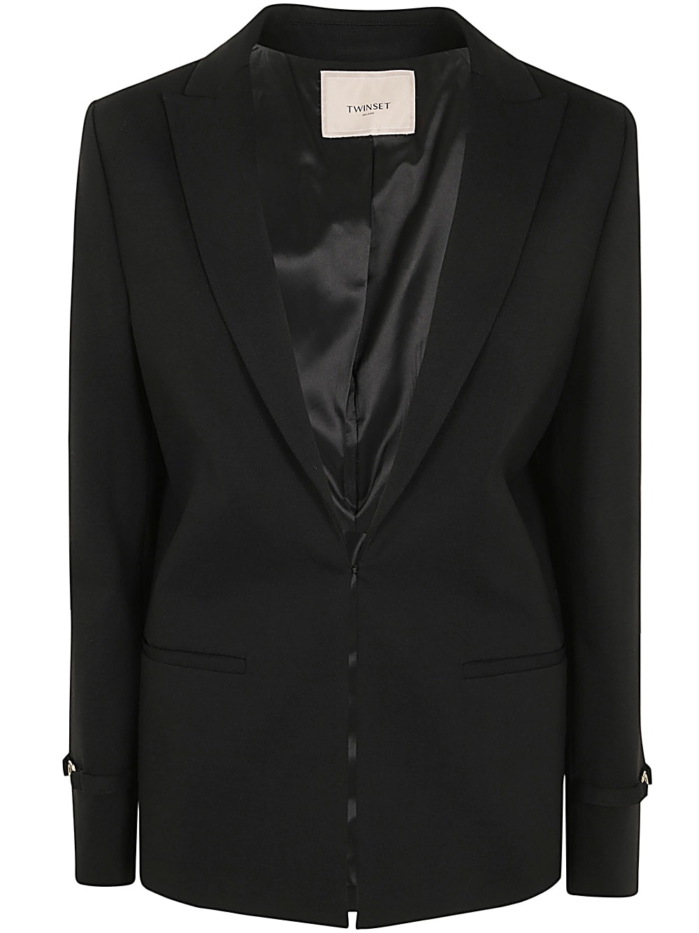 Shop Twinset Blazer Jacket In Black