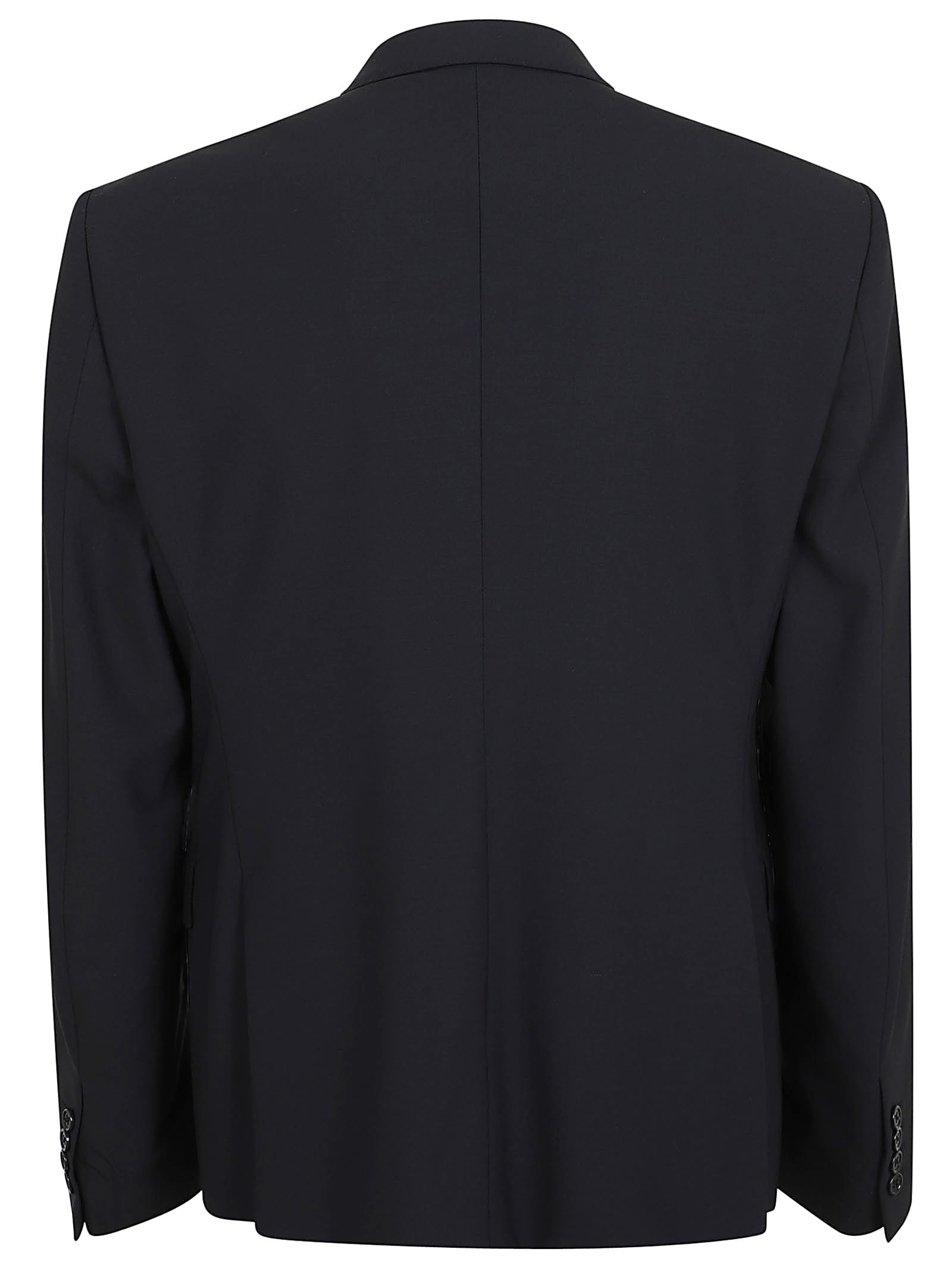 Emporio Armani Tailored Suit With Notch Lapel And Single-breasted In Blu Navy