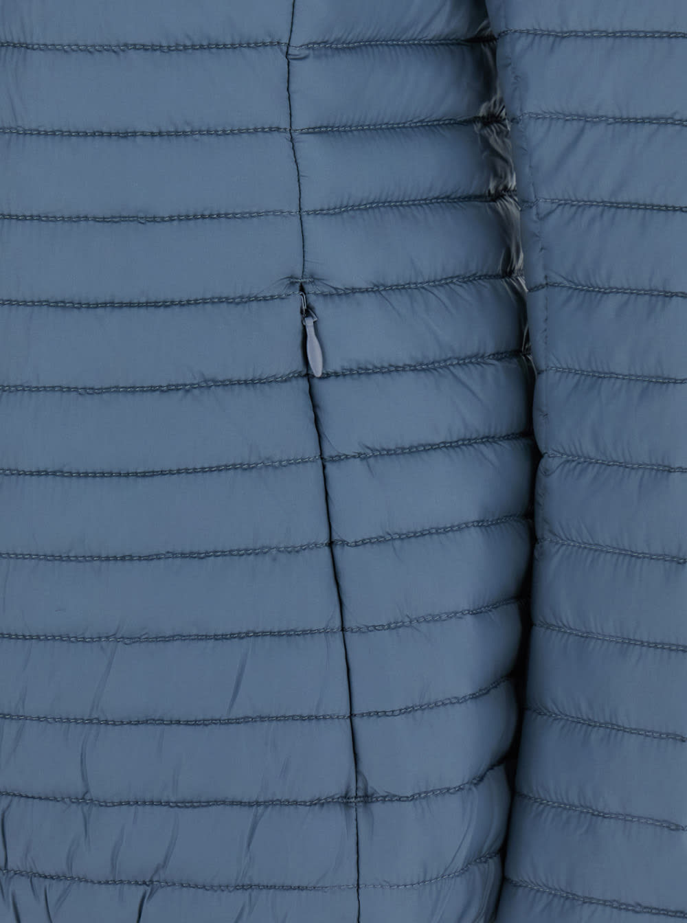 Save The Duck 'alexa' Grey Down Jacket With Hood And Quilted Design In Grey