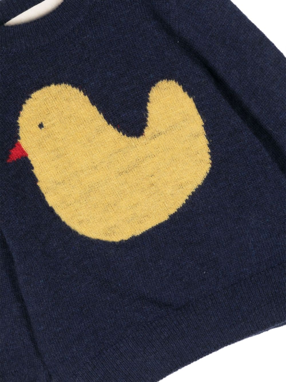 Shop Bobo Choses Baby Rubber Duck Jumper In Midnight Blue