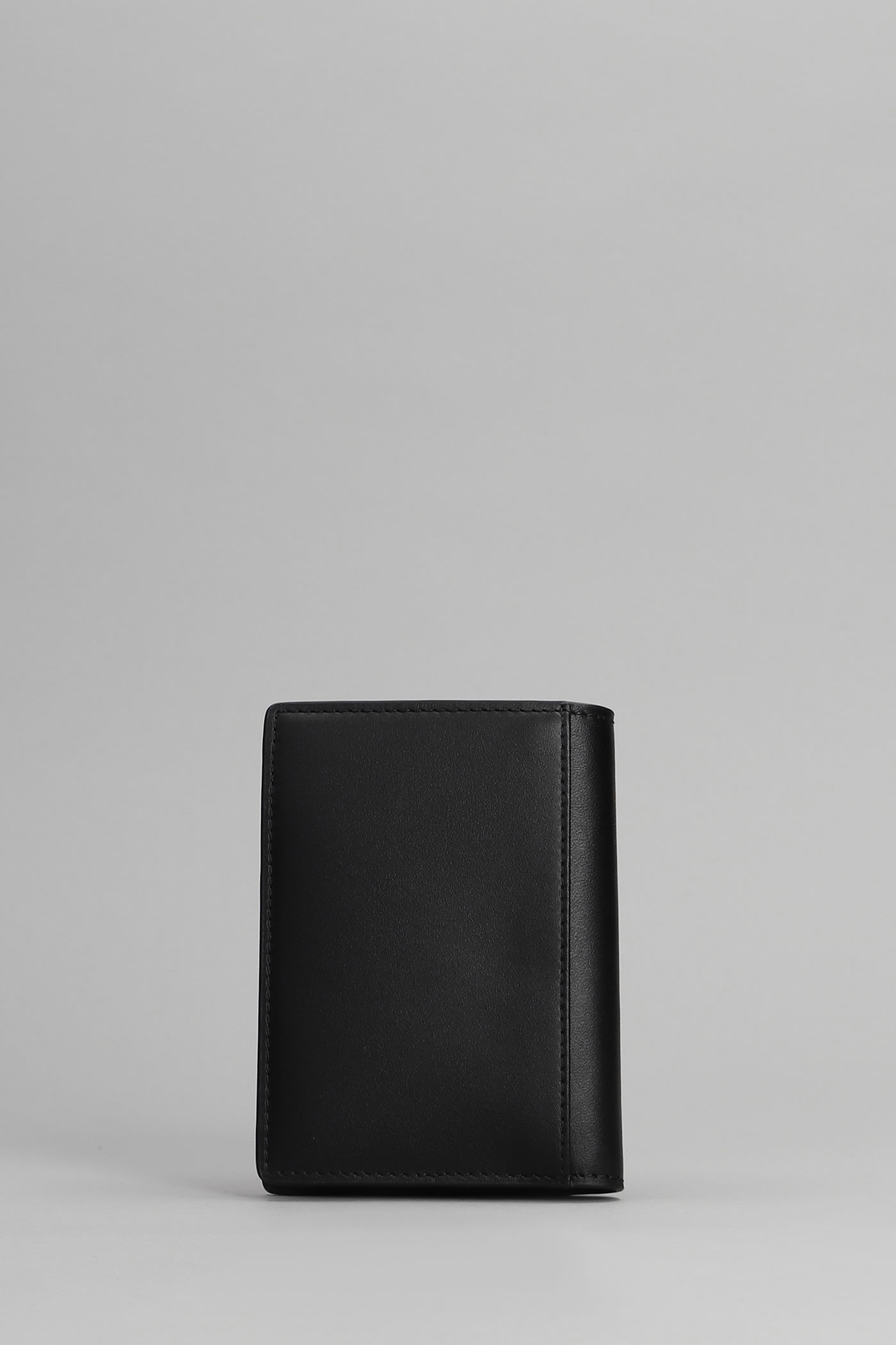 Shop Kenzo Wallet In Black Leather In Nero