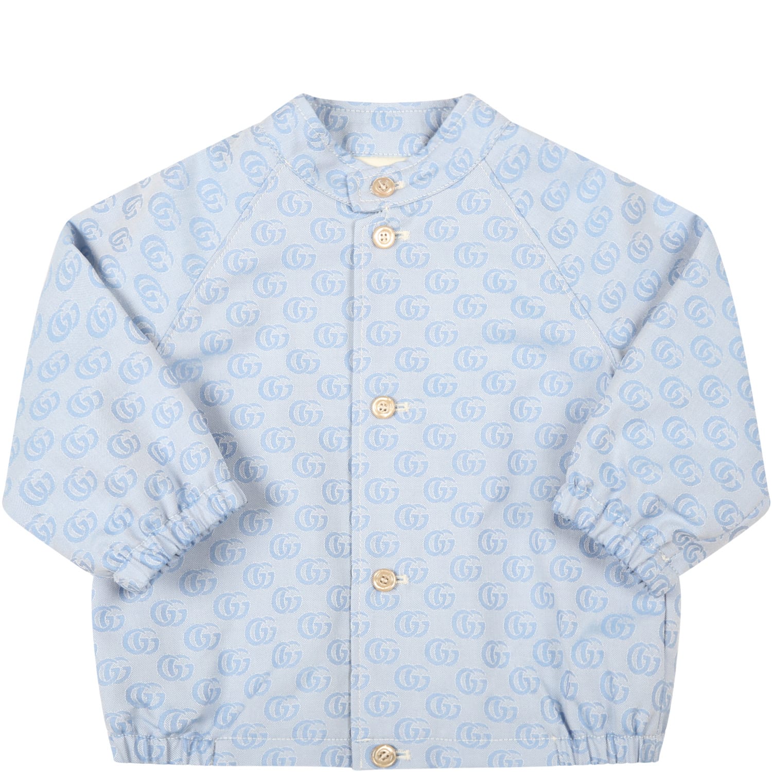 Gucci Light-blue Jacket For Baby Boy