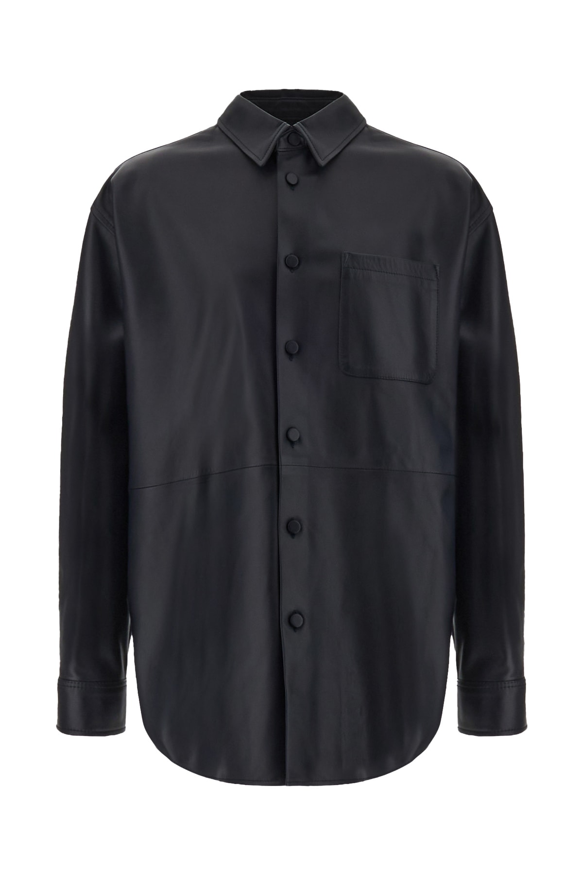 Black Leather Shirt