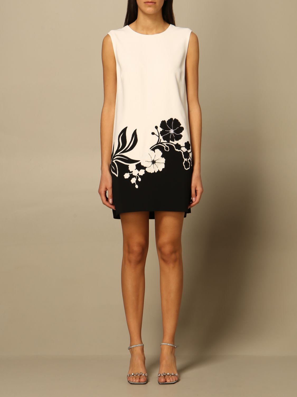Ermanno Scervino Dress Ermanno Scervino Dress In Viscose Blend With Floral Inlays