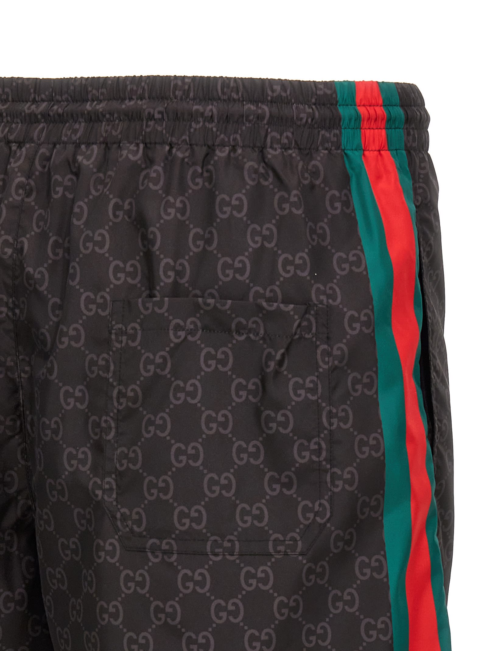 Shop Gucci Gg Swim Shorts In Black