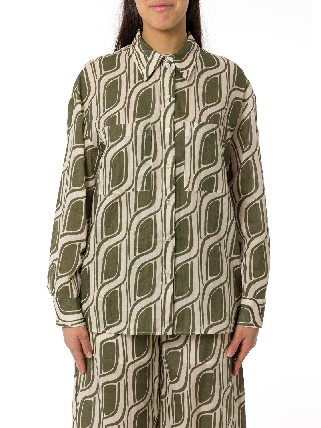 Liu-Jo Long Sleeved Printed Shirt