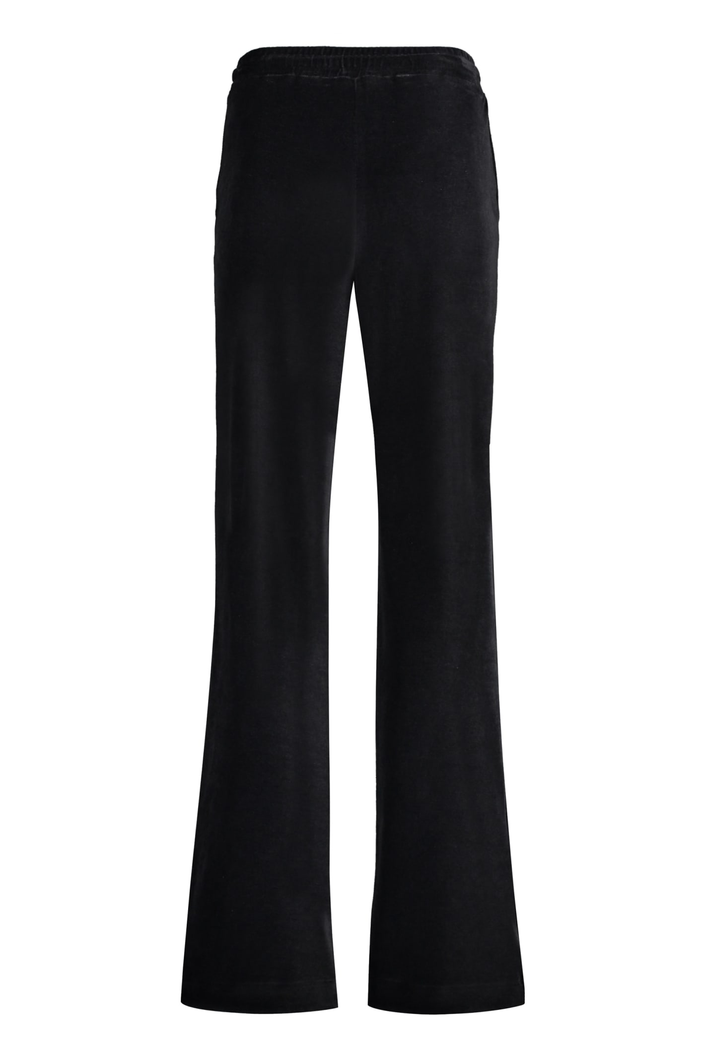 Shop Missoni Velvet Trousers In Black