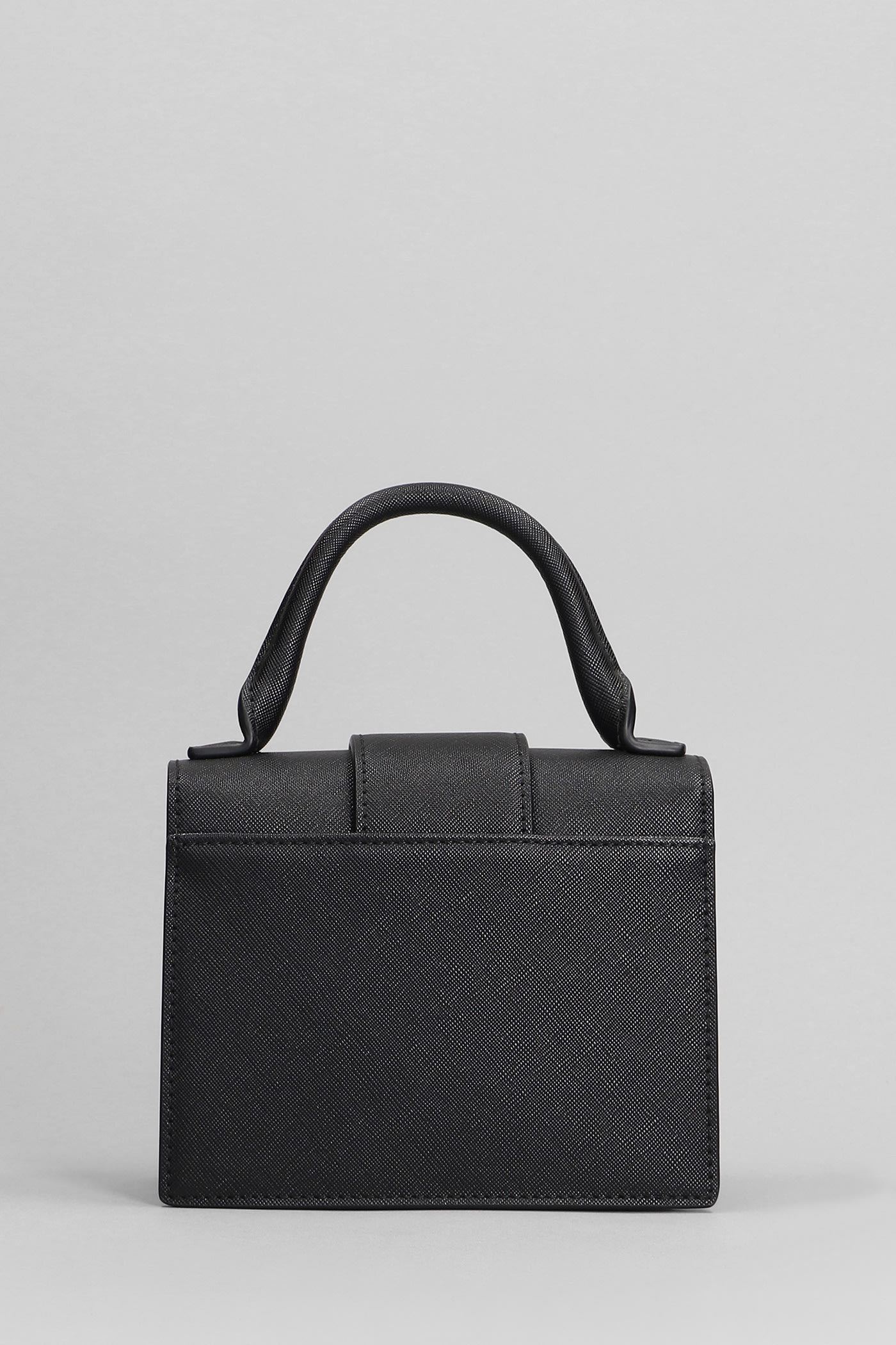 Shop Chiara Ferragni Shoulder Bag In Black Faux Leather