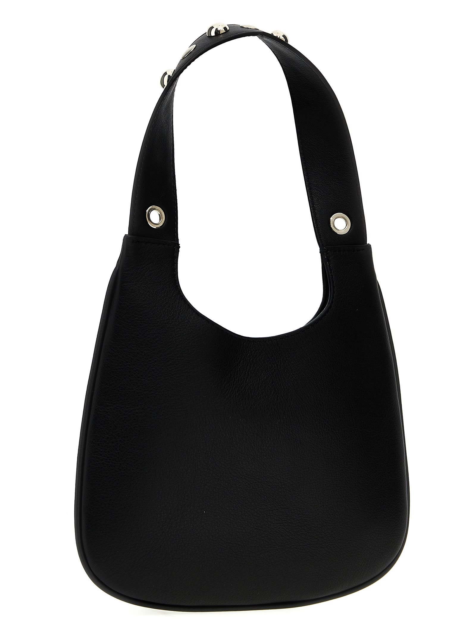 Shop Panconesi Diamanti Saddle Bag S Handbag In Black