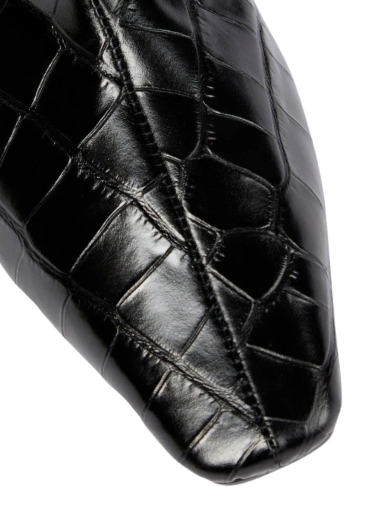 Totême Brown Crocodile-embossed Leather Boots In Multi