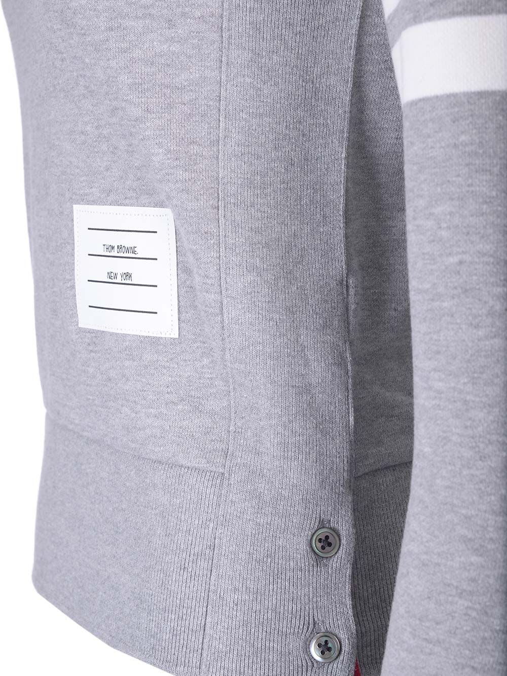 Thom Browne Crewneck Sweatshirt In Gray