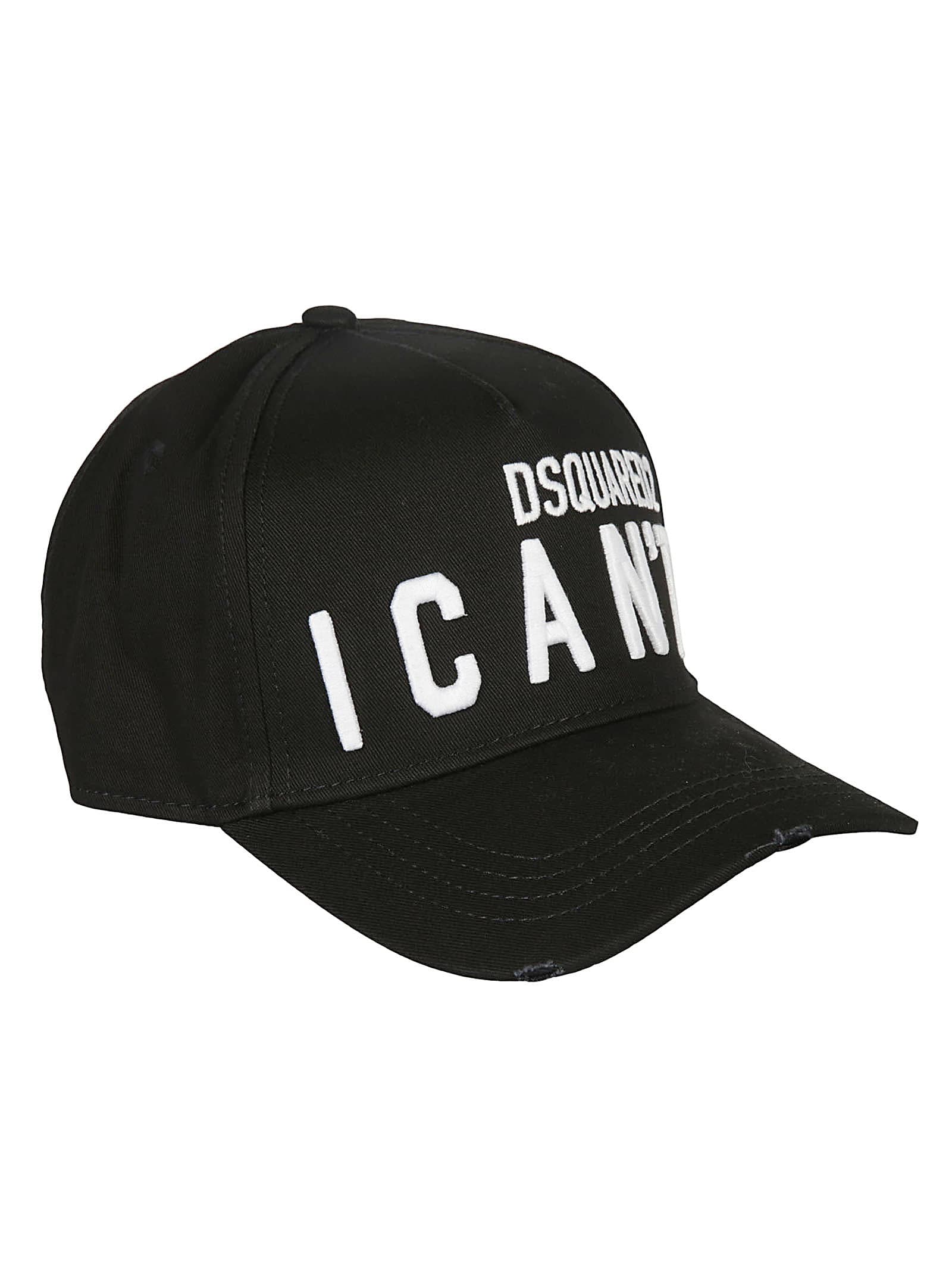 Dsquared2 I Cant Logo Embroidered Cap