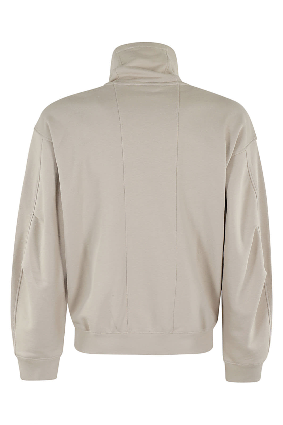 Shop Helmut Lang Funnel Neck In Stone