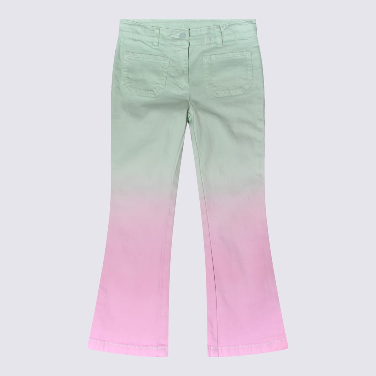 Shop Stella Mccartney Multicolor Cotton Denim Jeans In Colourful