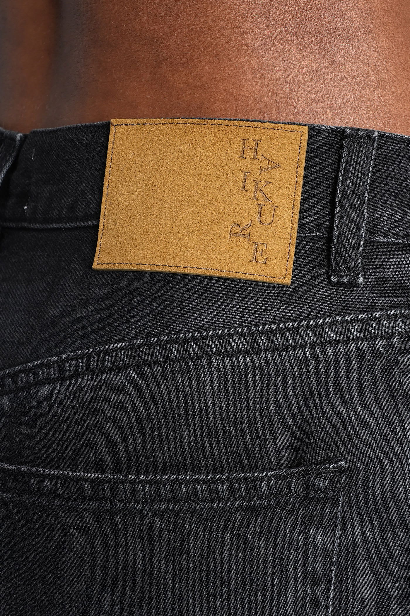 Haikure Candy Jeans In Black Denim In Black