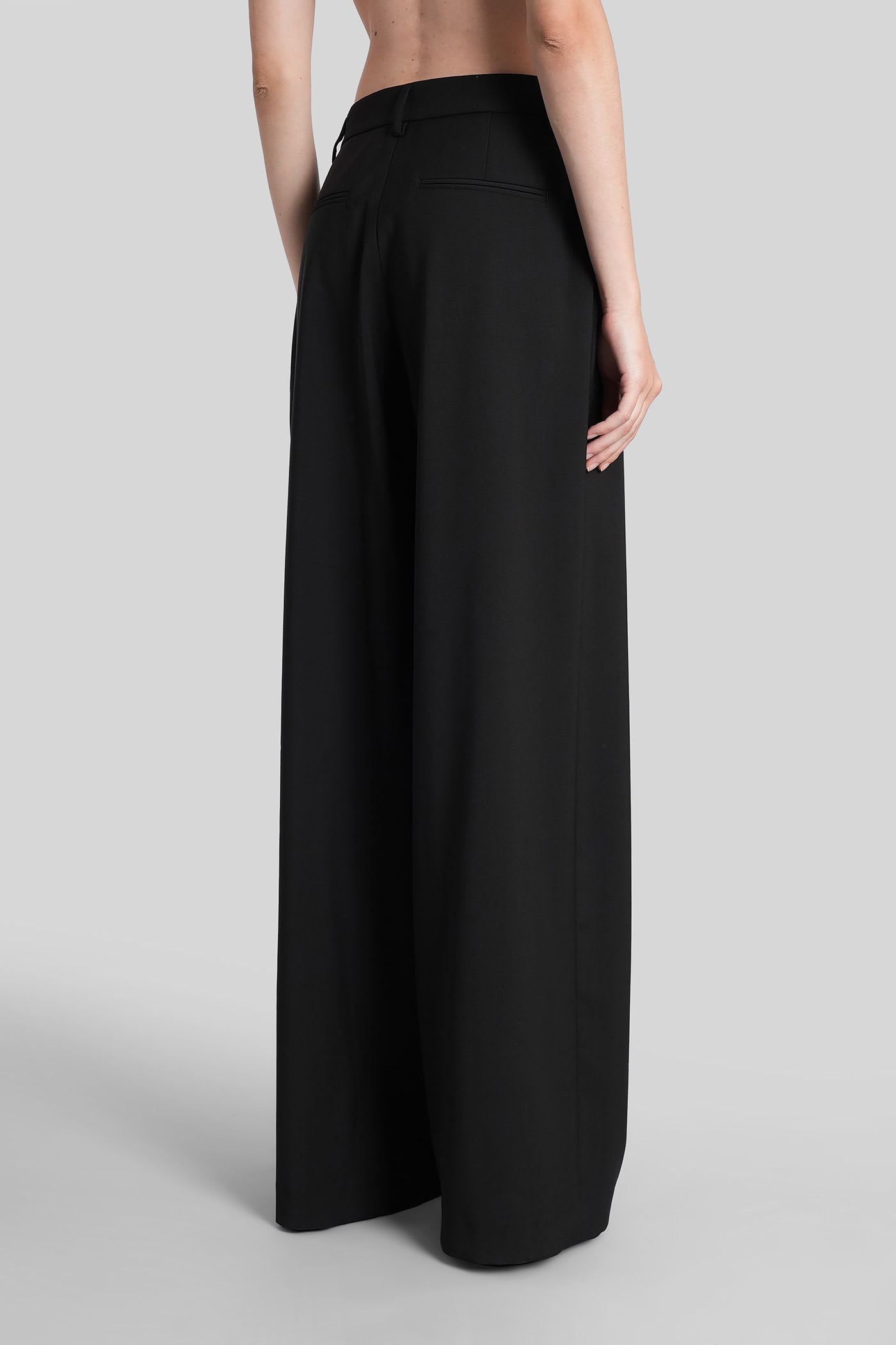 Giuseppe Di Morabito Pants In Black Wool In Black