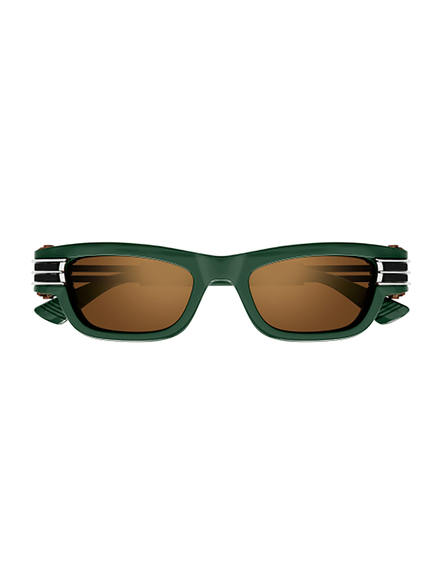 Bottega Veneta Bv1308s Sunglasses In Green Black Copper