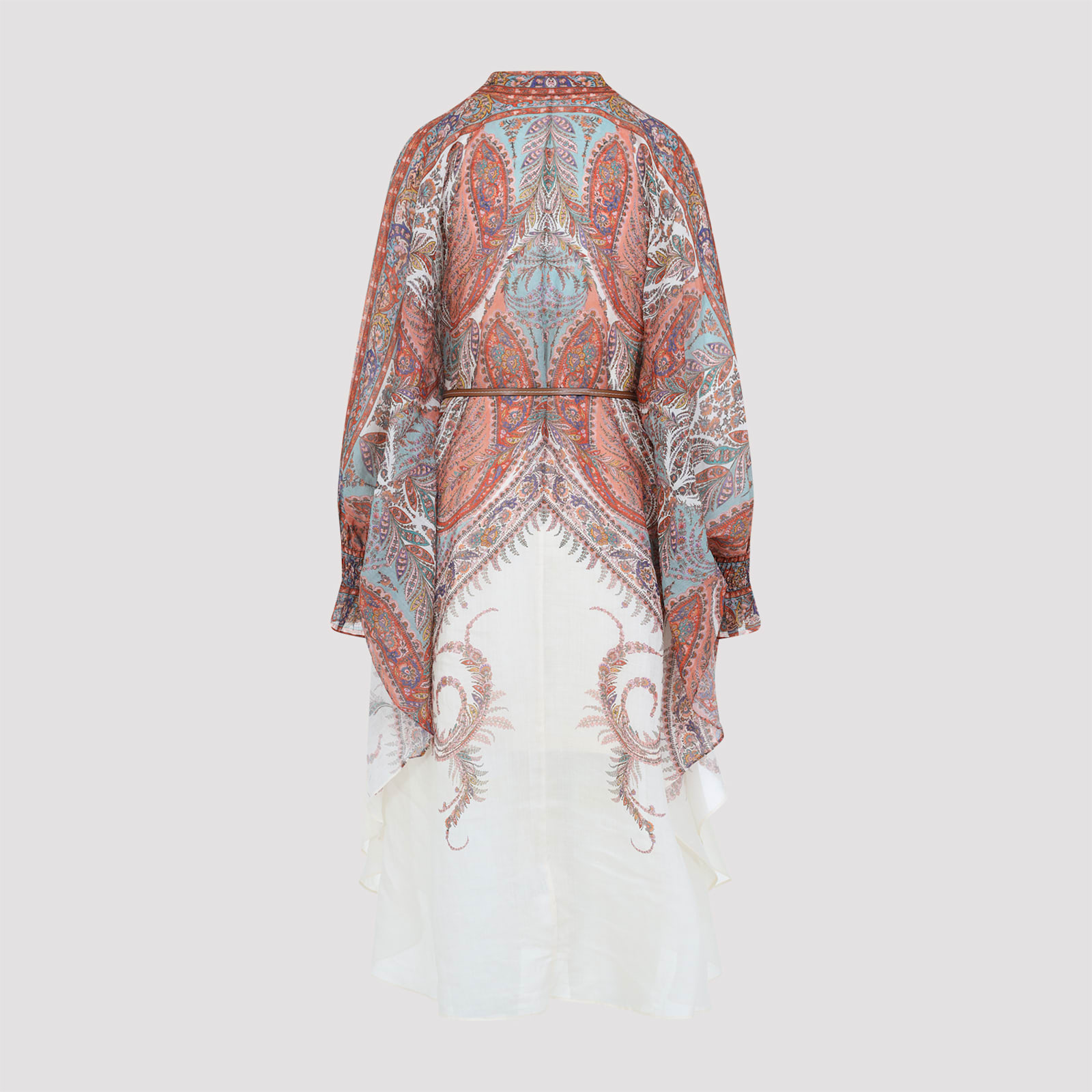 Zimmermann Layered Multicolour Dress With Paisley Patterns In Multi