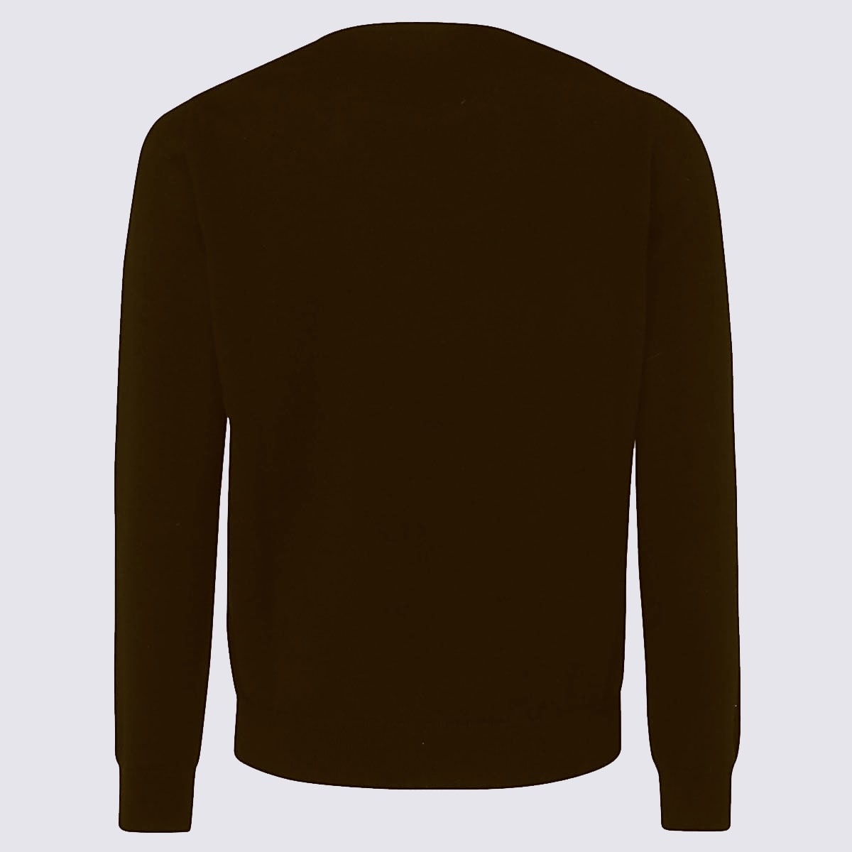 Shop Malo Dark Brown Cashmere Jumper In Marrone Scuro