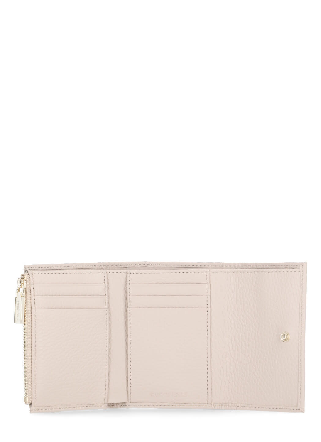 Coccinelle Metallic Soft Wallet In Neutral