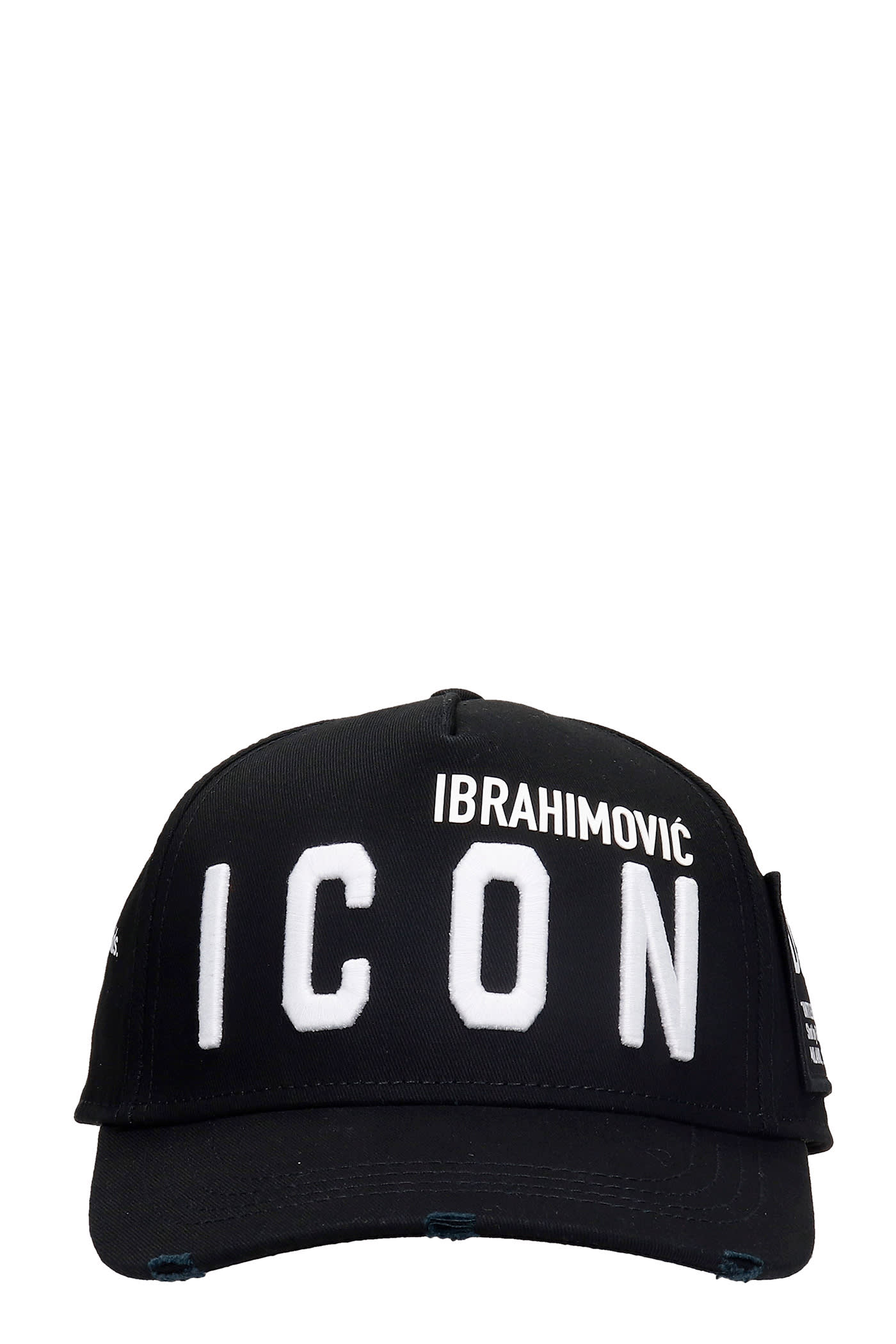 Dsquared2 D2xibra Icon Cap Hats In Black Cotton