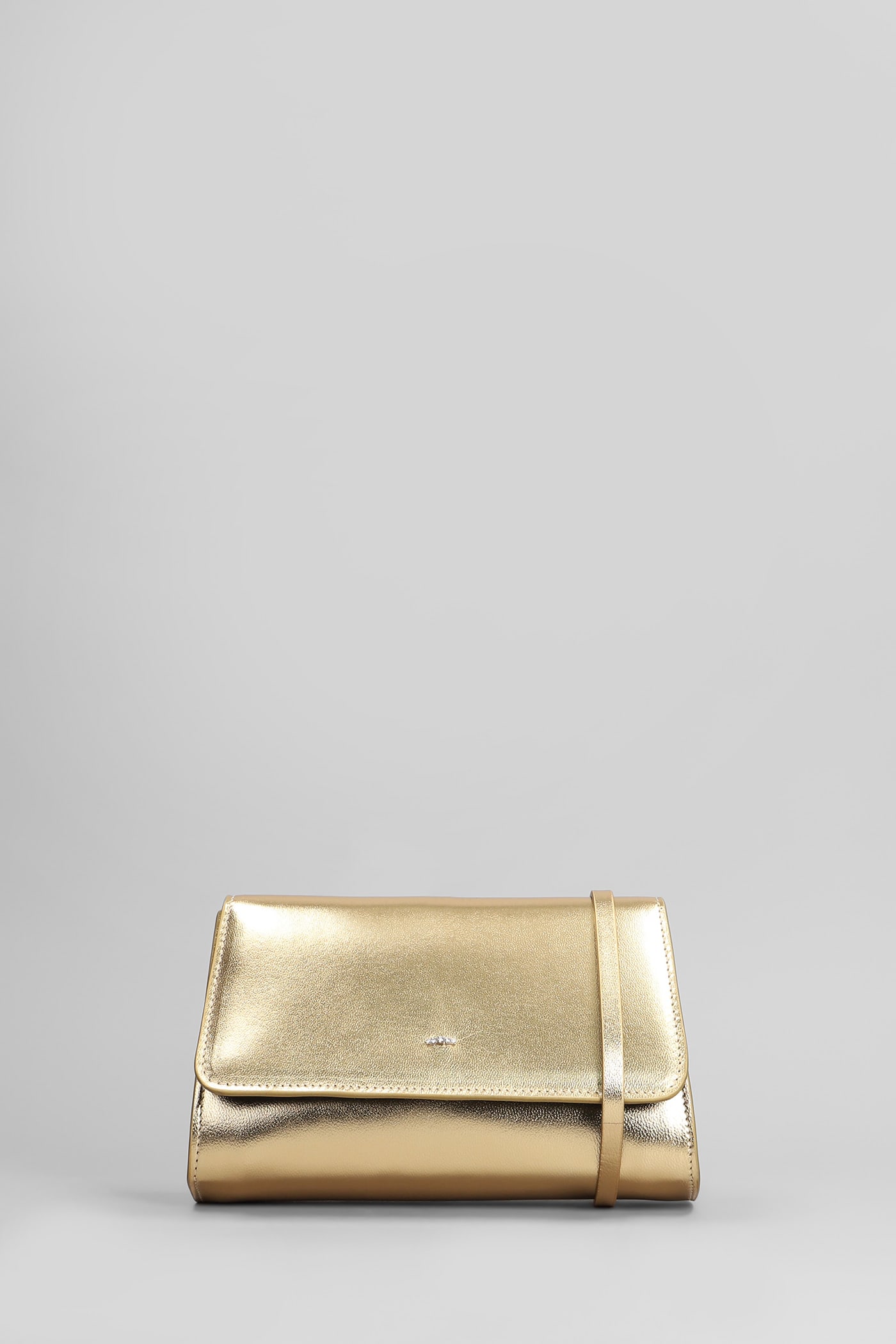 Cleopatra Clutch In Gold Leather