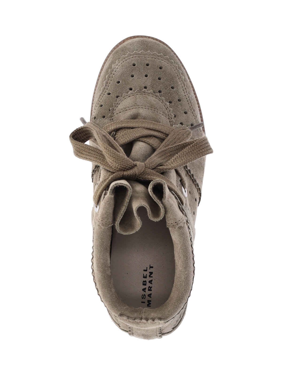 Isabel Marant Bobbie Wedge Sneakers In Sand