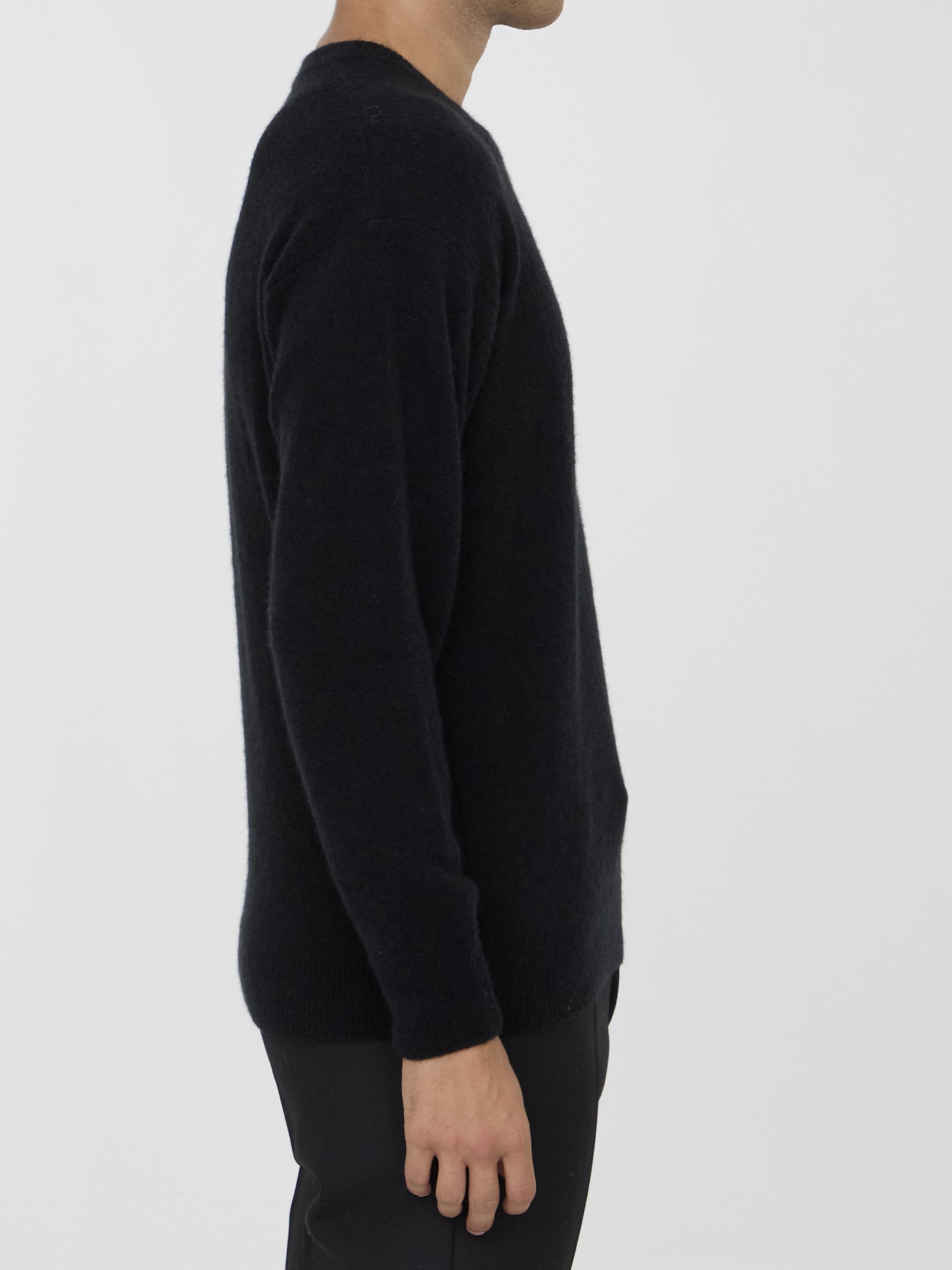 Shop Roberto Collina Cashmere Sweater In Black